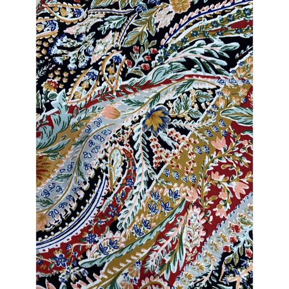 Vince Camuto NWT $79 X-Large Paisley Floral Boho Print Lined Elastic Waist Skirt - Picture 4 of 10